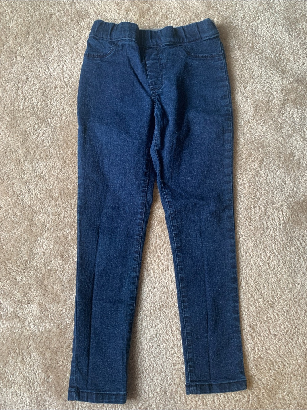 Calvin Klein Jeans Girls Medium Dark Blue Stretch Jeggings